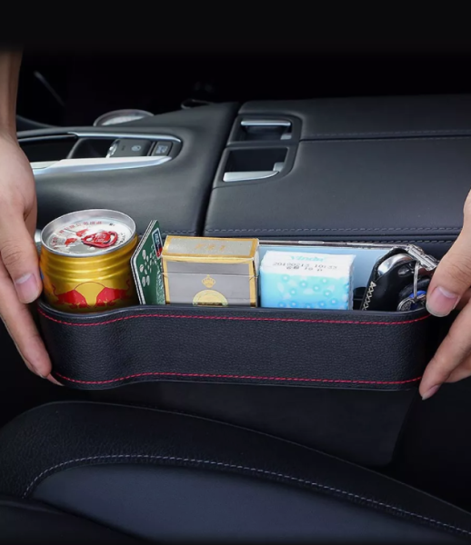 Карман-органайзер автомобильный между сиденьем и консолью с подстаканником Малый